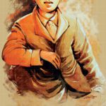 Young Sardar Bhagat Singh Indian Freedom Fighter Painting by Gurdish Pannu