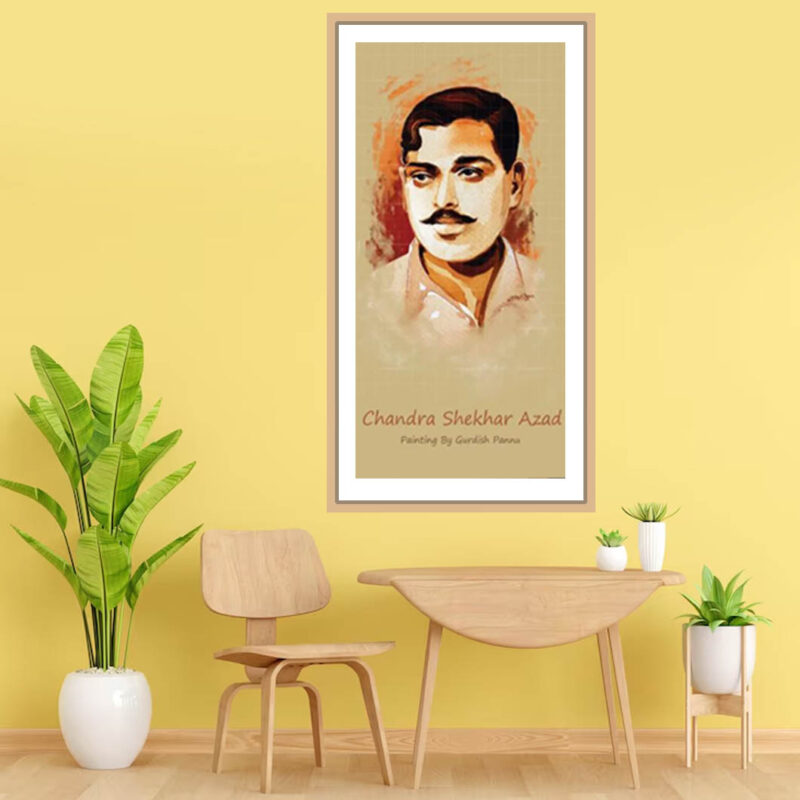 Chandra Shekhar Azad-Indian Freedom Fighter Painting - image 2