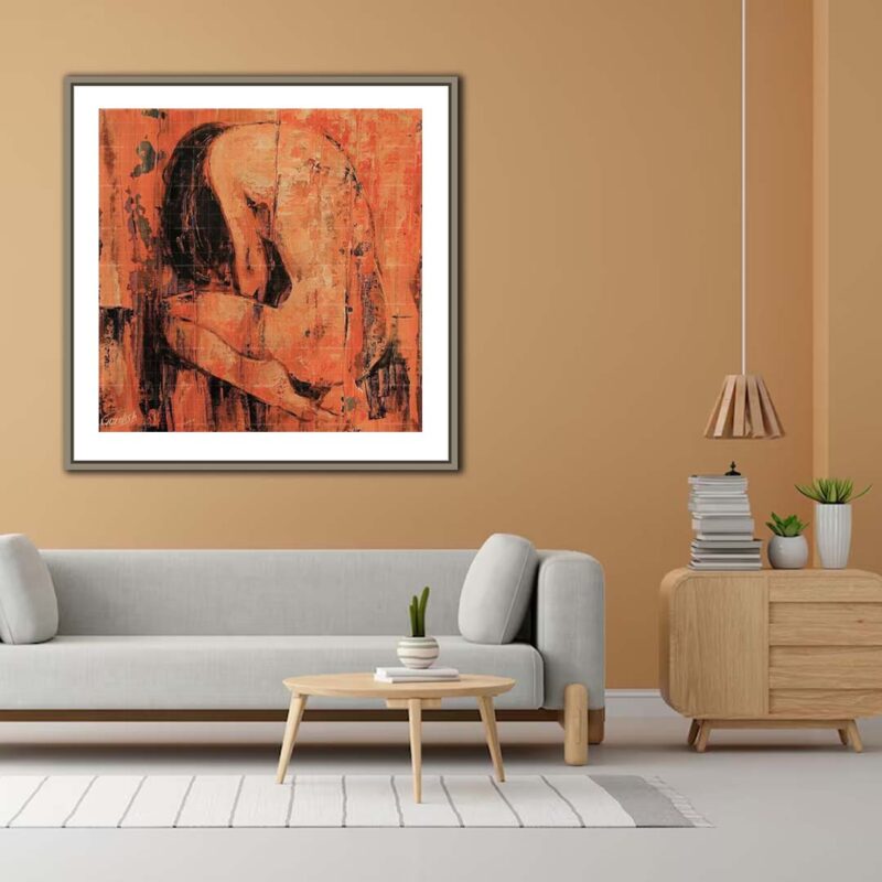Me and My Oblivion-Figurative Painting - image 3