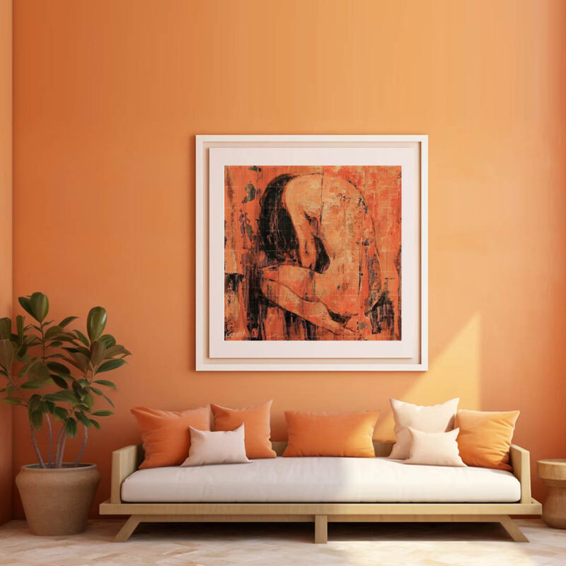Me and My Oblivion-Figurative Painting - image 4