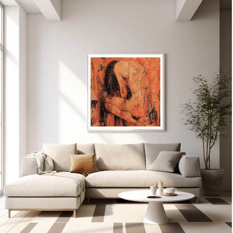 Me and My Oblivion-Figurative Painting - image 2