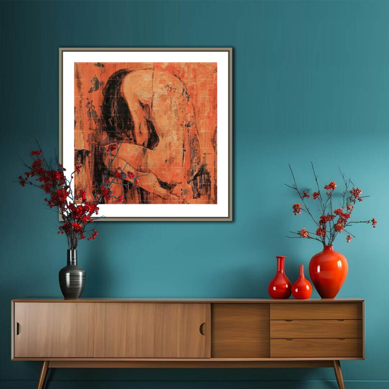 Me and My Oblivion-Figurative Painting - image 6