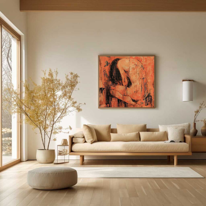 Me and My Oblivion-Figurative Painting - image 7