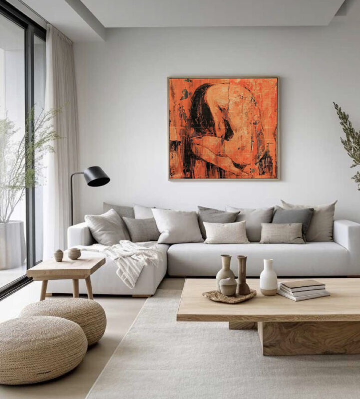 Me and My Oblivion-Figurative Painting - image 10
