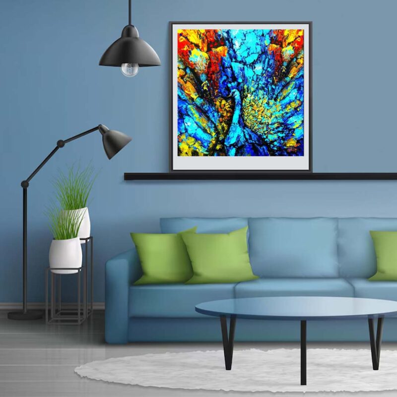 Beautiful Peacock Painting - image 4
