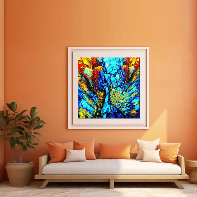 Beautiful Peacock Painting - image 5