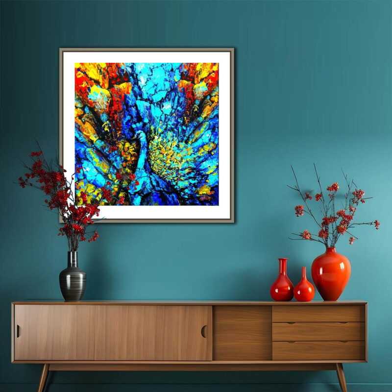 Beautiful Peacock Painting - image 6