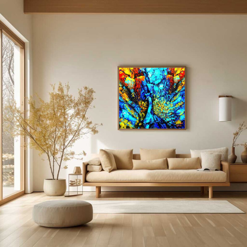 Beautiful Peacock Painting - image 8