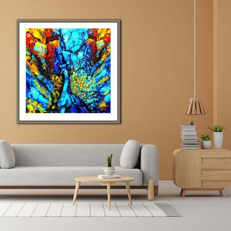 Beautiful Peacock Painting - image 2