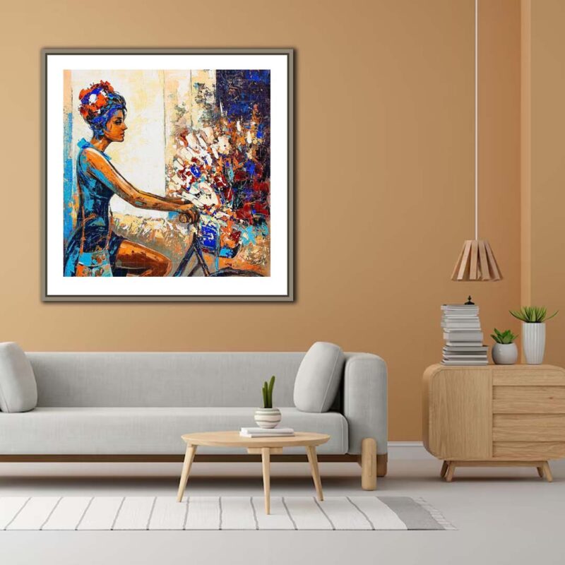 The Girl with Beautiful Flowers - image 4