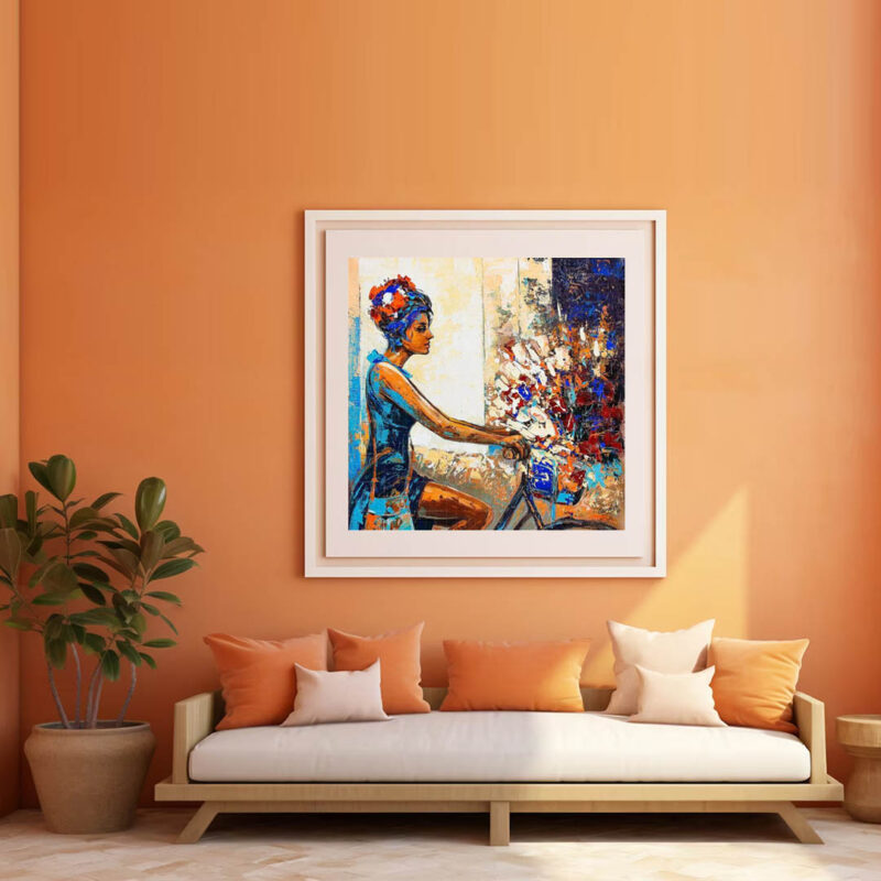 The Girl with Beautiful Flowers - image 5