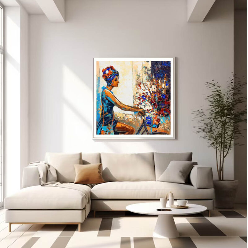 The Girl with Beautiful Flowers - image 2