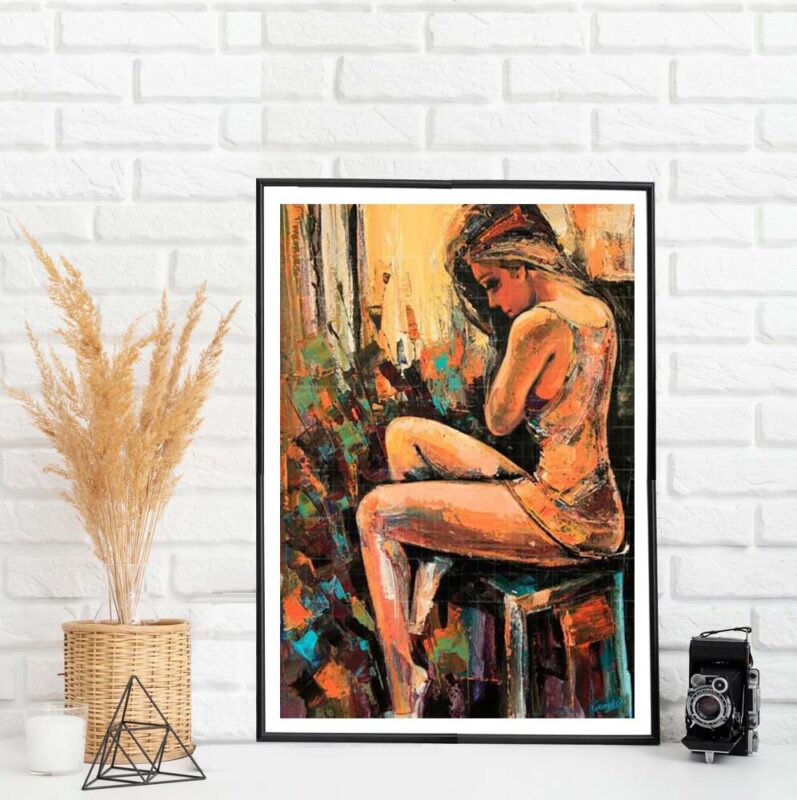 Her Loud Silence- Figurative Artwork - image 5
