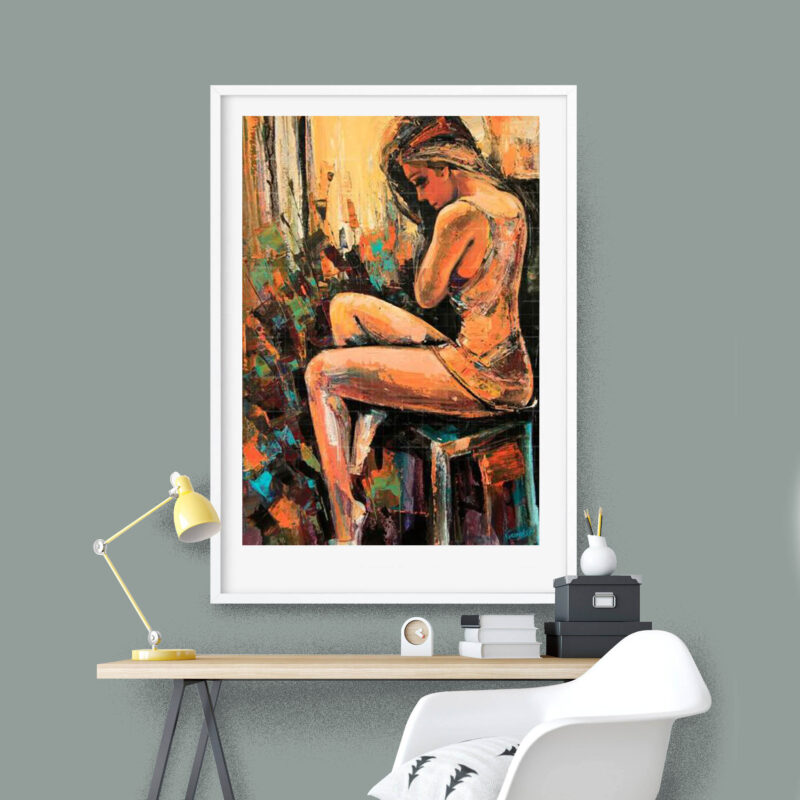 Her Loud Silence- Figurative Artwork - image 7