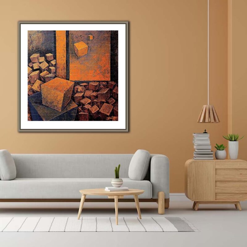 The Cubical Relationships- Postmodern Artwork - image 2