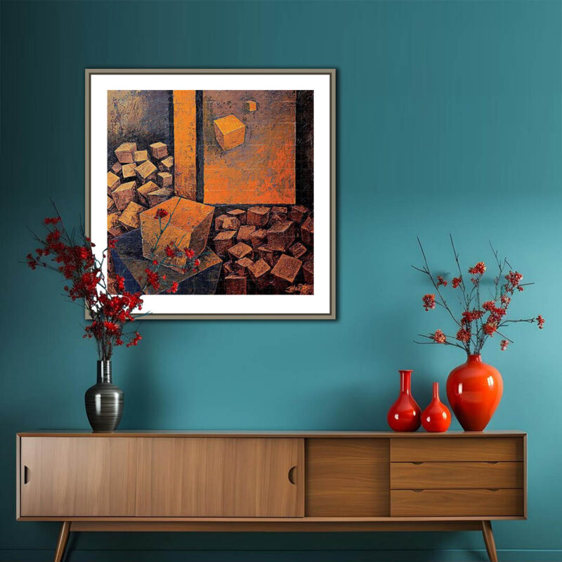The Cubical Relationships- Postmodern Artwork - image 5