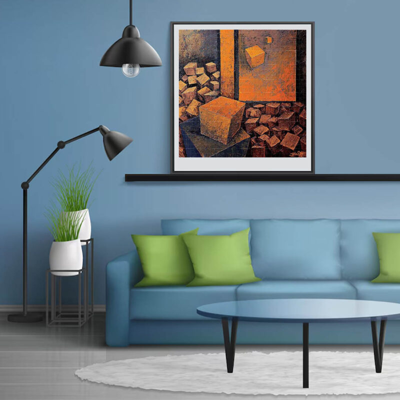 The Cubical Relationships- Postmodern Artwork - image 6