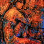 The Internal Peace- Figurative art is world famous painting of a beautiful girl painted in acrylic colors which is for sale at affordable price.Buy Original handmade painting for decorating rooms and offices with the positive aura of beautiful colors and strengthen the vibes of progress in your life