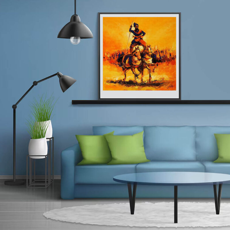 Singh of Anandpur Sahib-Sikh art - image 6