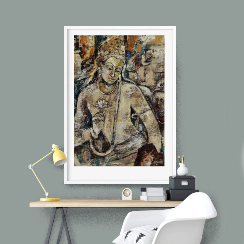 The Ajanta Cave Painting Buddha - image 7