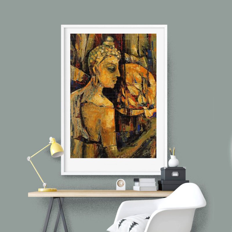 Buddha Painting-Golden Bird - image 7