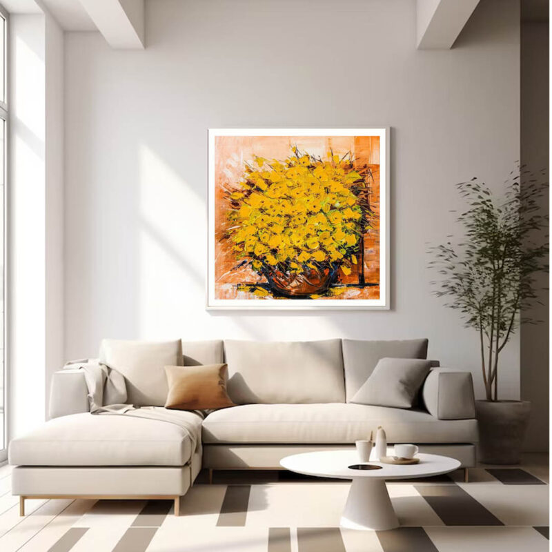 Golden Greeting Flowers - image 3