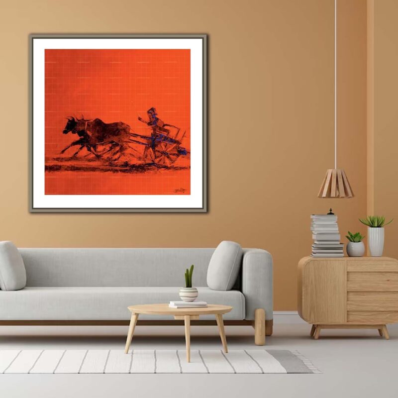 Mere Pind Di Saver(Punjabi village Painting) - image 3