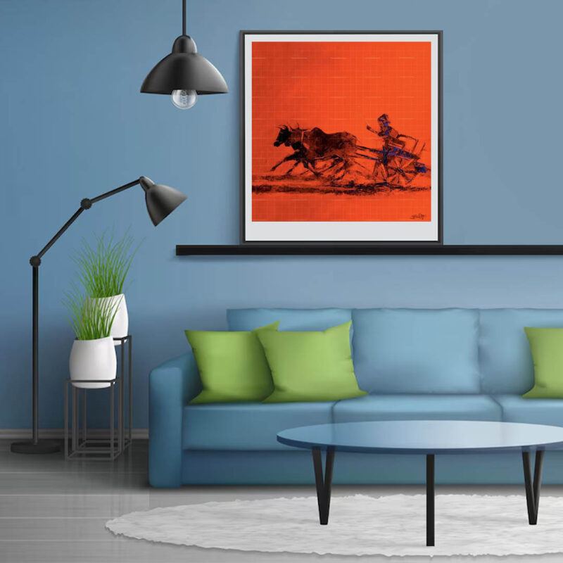 Mere Pind Di Saver(Punjabi village Painting) - image 6