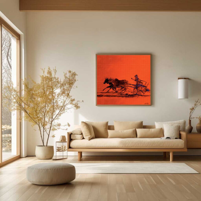 Mere Pind Di Saver(Punjabi village Painting) - image 7