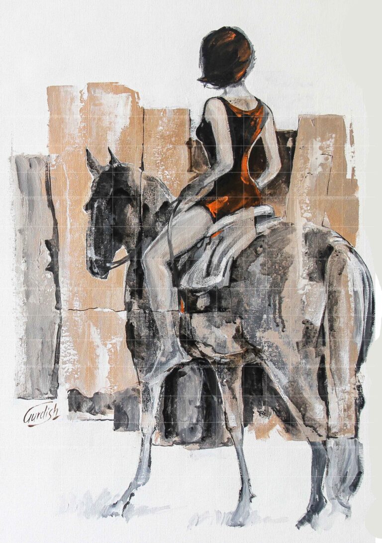 The Rebellious Wild is the composition of a girl and her horse representing the spiritual power that resides in every individual.