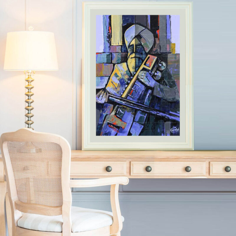 The Sikh Painting-Sarangi Wala Baba - image 2