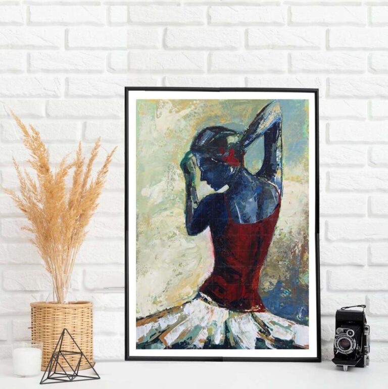 Painting of a dancing girl-Scarlet Jones - gallery photo 4