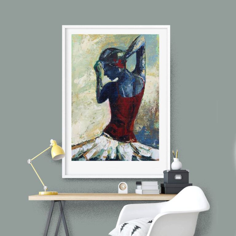 Painting of a dancing girl-Scarlet Jones - gallery photo 6