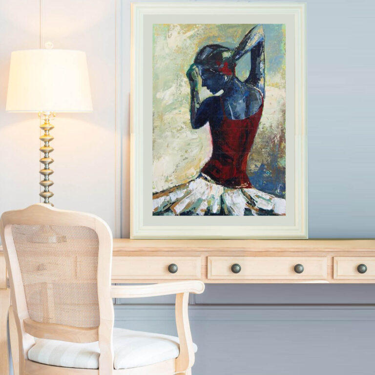 Painting of a dancing girl-Scarlet Jones - gallery photo 1