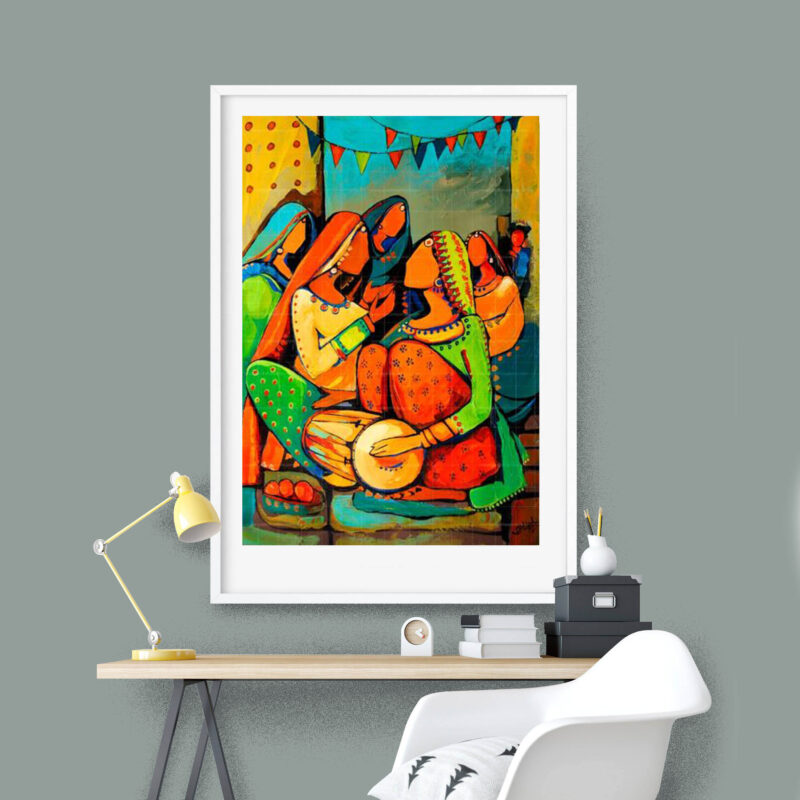 Shagna Di Raat- Punjabi Painting - image 7