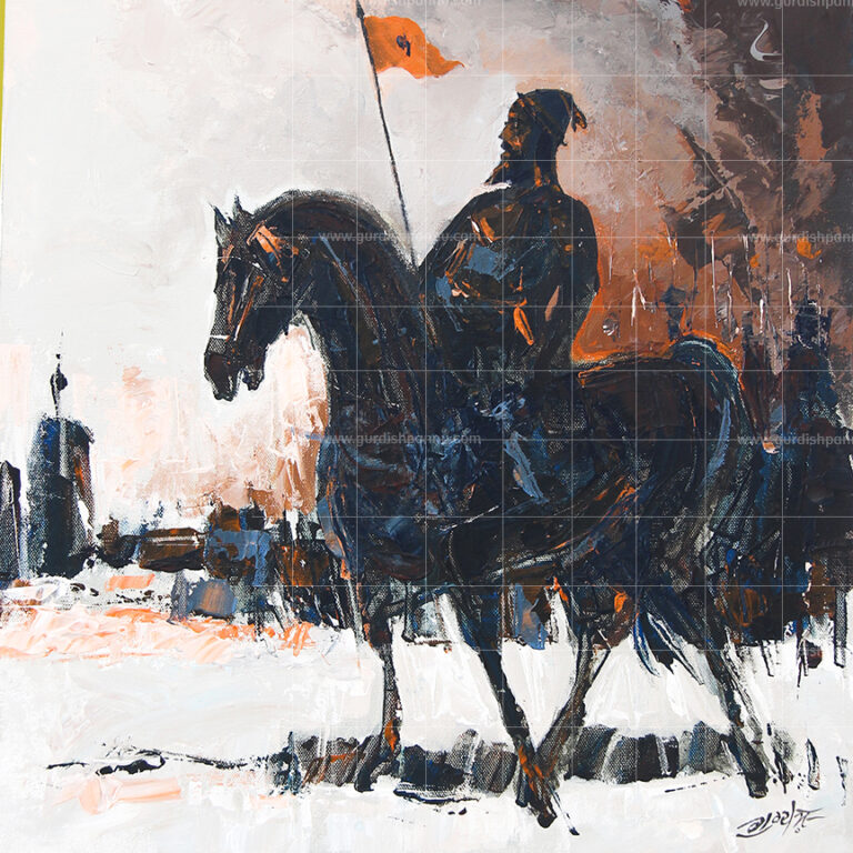 Deg Tegh Fateh- Sikh Art is a religious painting which is famous among sick community of the bored
