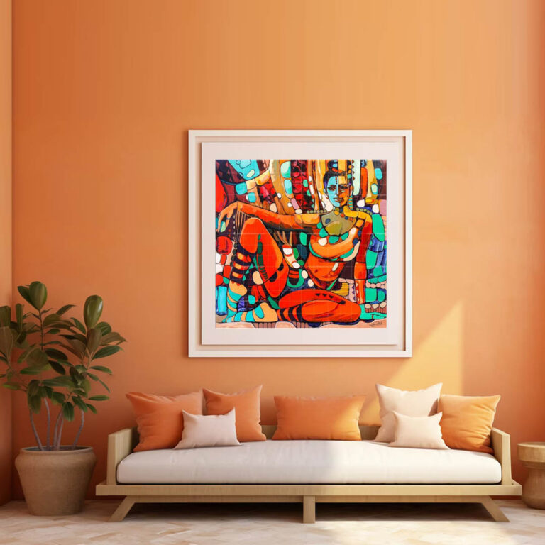 Painting of belly dancer – The Bananza - gallery photo 2