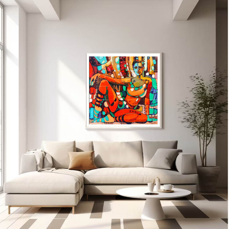 Painting of belly dancer – The Bananza - image 6