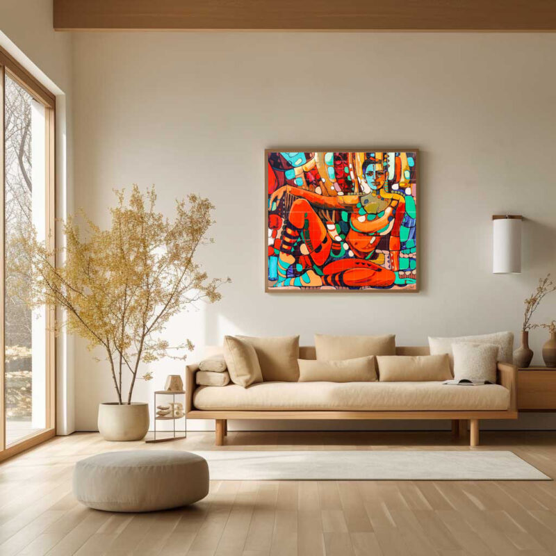 Painting of belly dancer – The Bananza - image 7