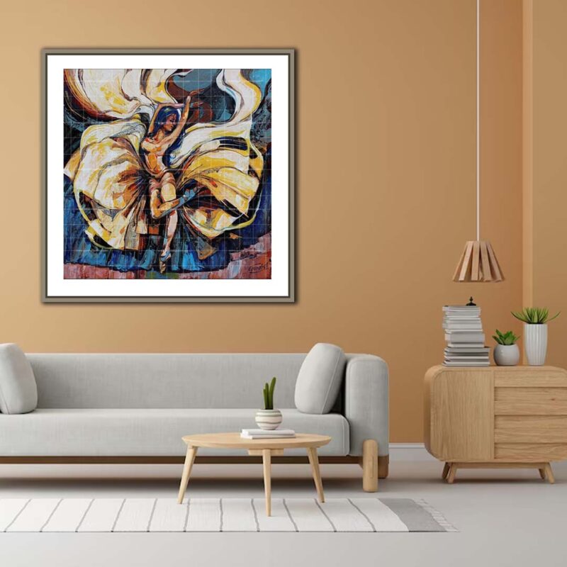 Dance Paintings-The golden balance - image 2