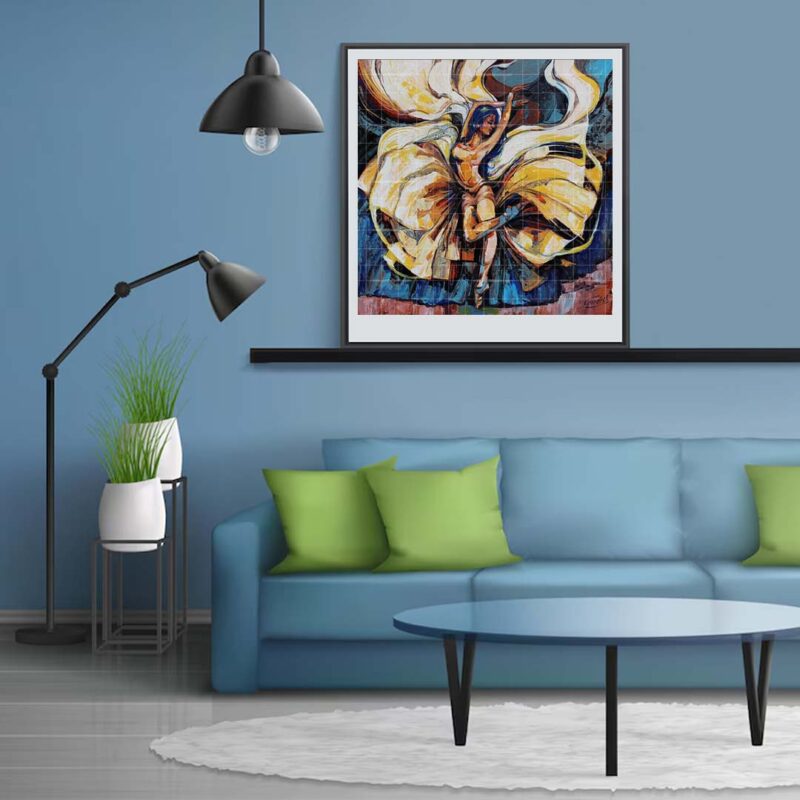 Dance Paintings-The golden balance - image 4