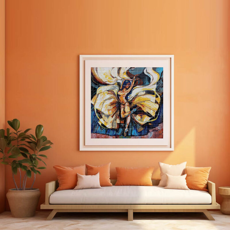 Dance Paintings-The golden balance - image 5