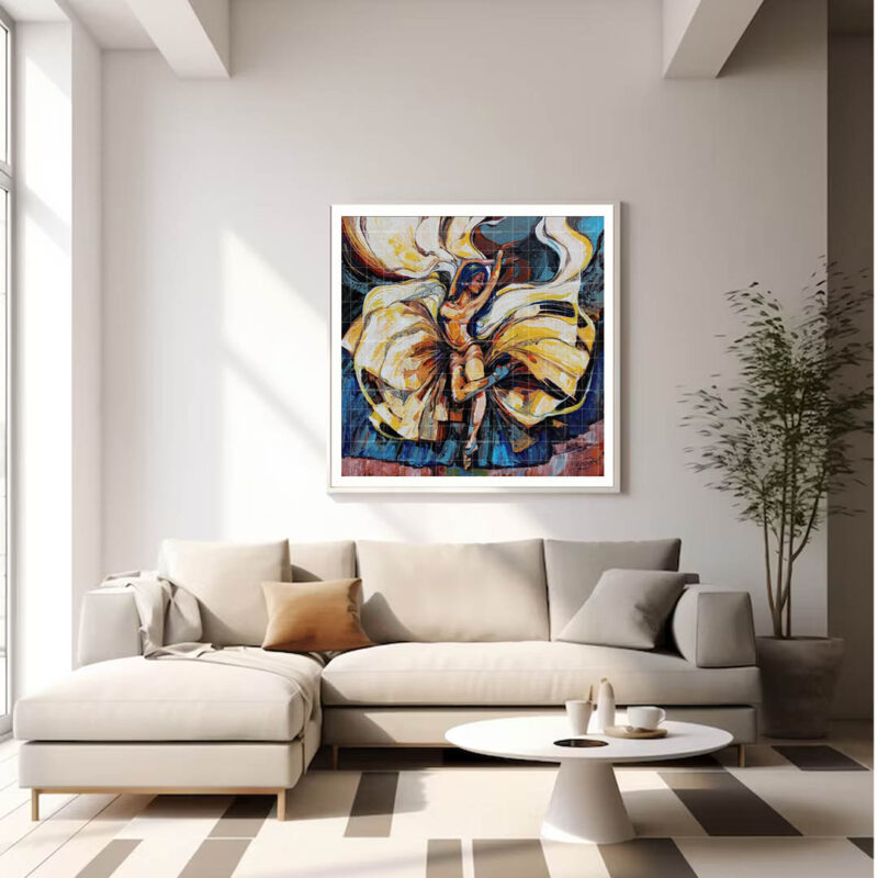 Dance Paintings-The golden balance - image 3