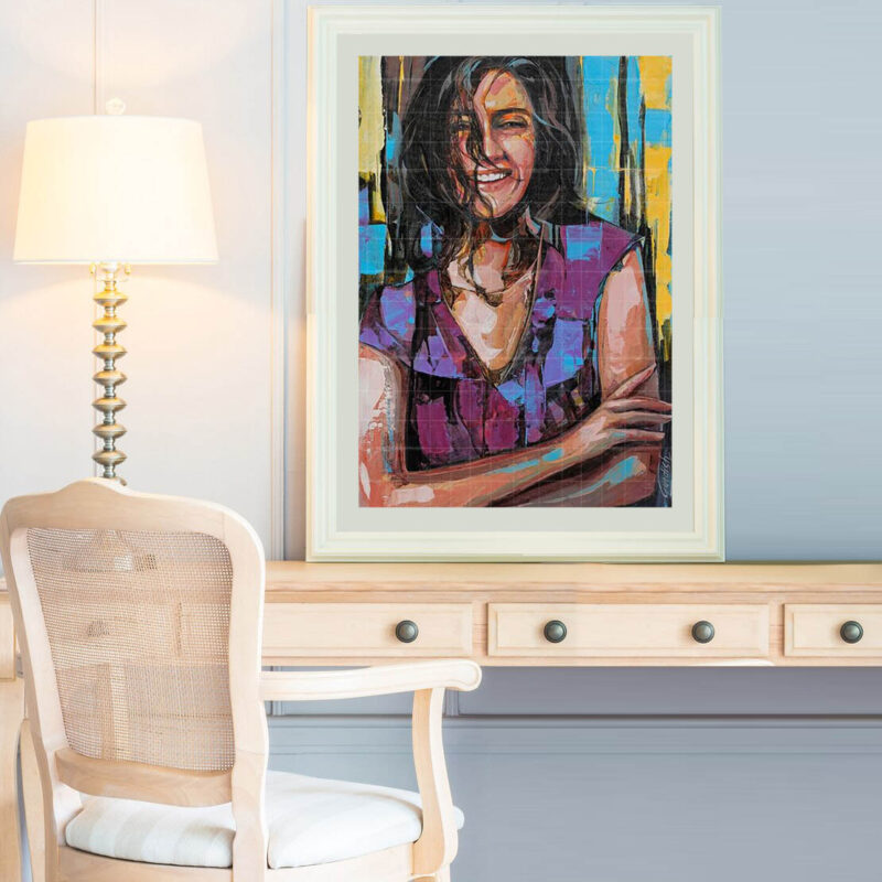 Woman Paintings-The Smile - image 2