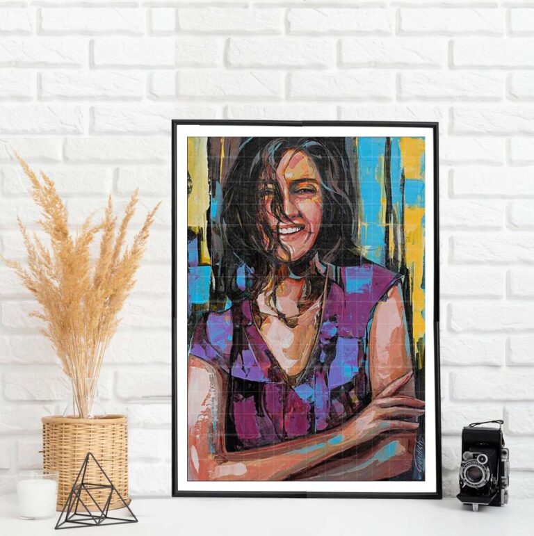 Woman Paintings-The Smile - gallery photo 4