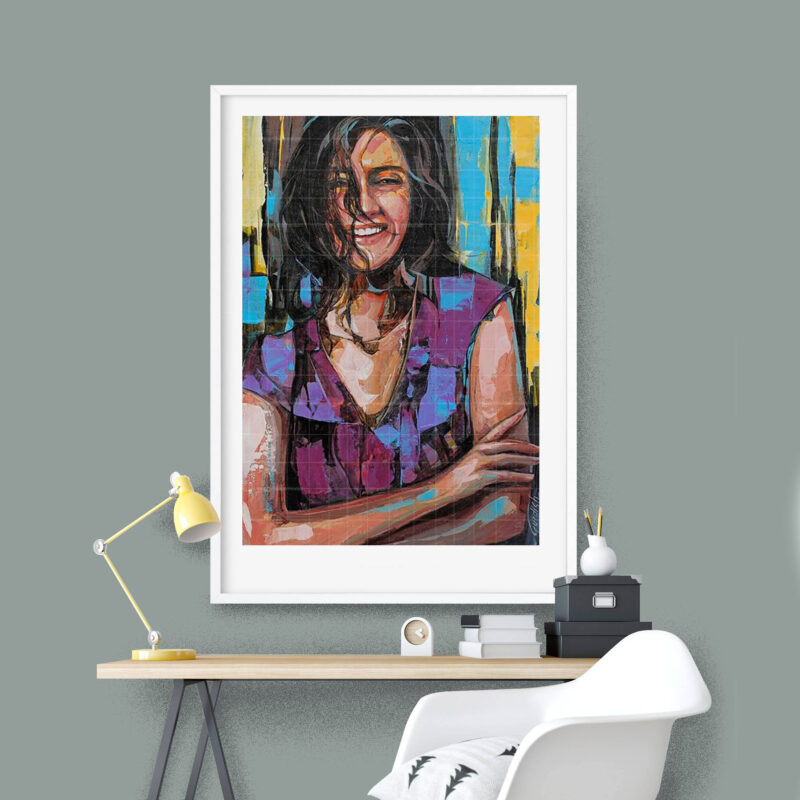 Woman Paintings-The Smile - image 7