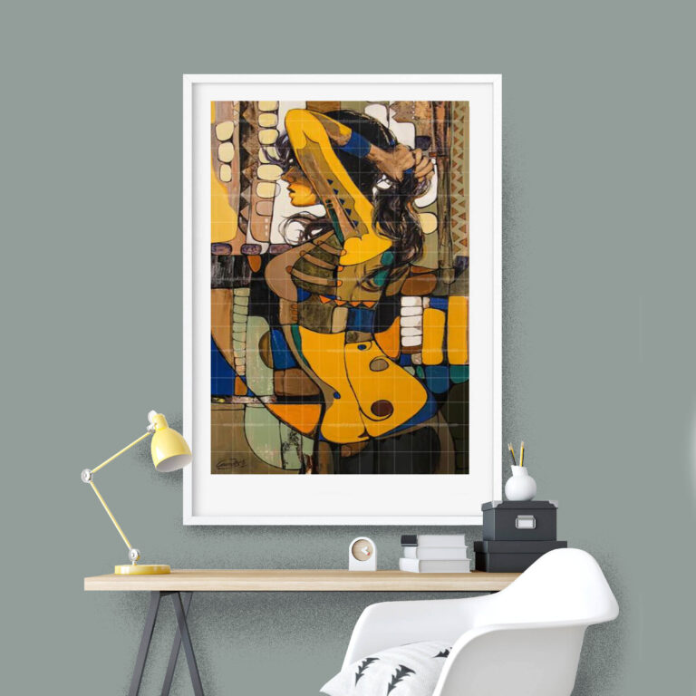 Woman painting- The petal - gallery photo 6