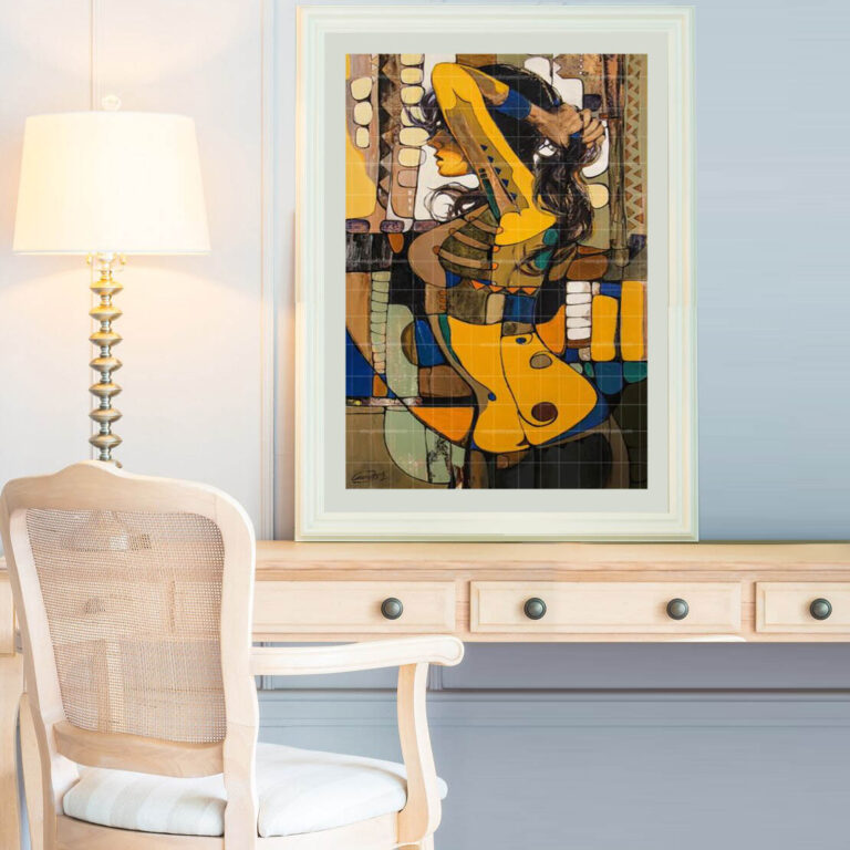 Woman painting- The petal - gallery photo 1