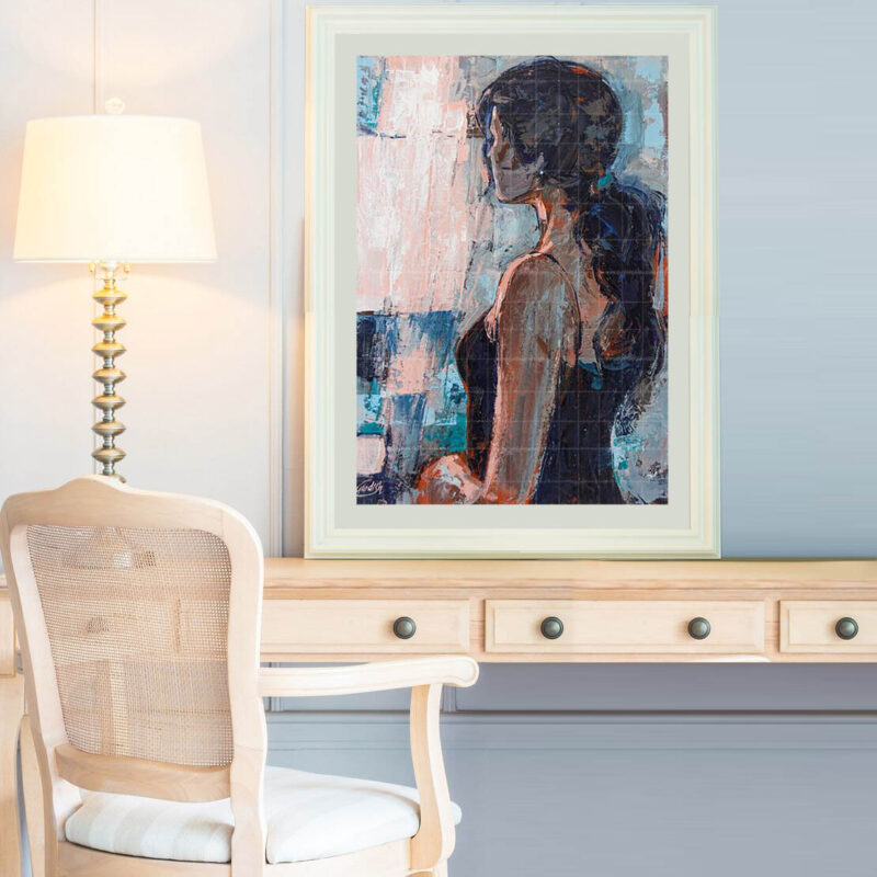 Woman painting- The window - image 2