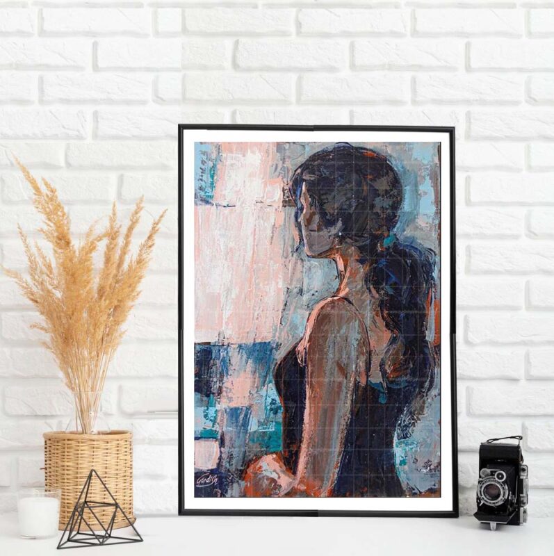 Woman painting- The window - image 4